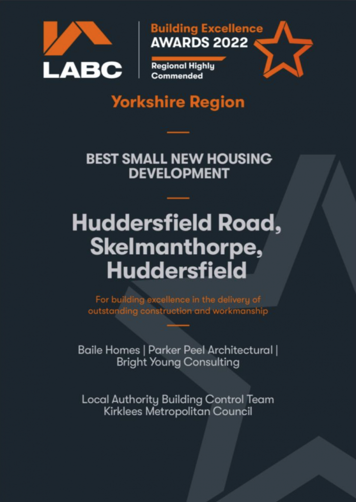 Best Small Housing Development Award!
